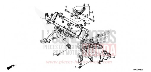 COWL STAY GL1800J de 2018